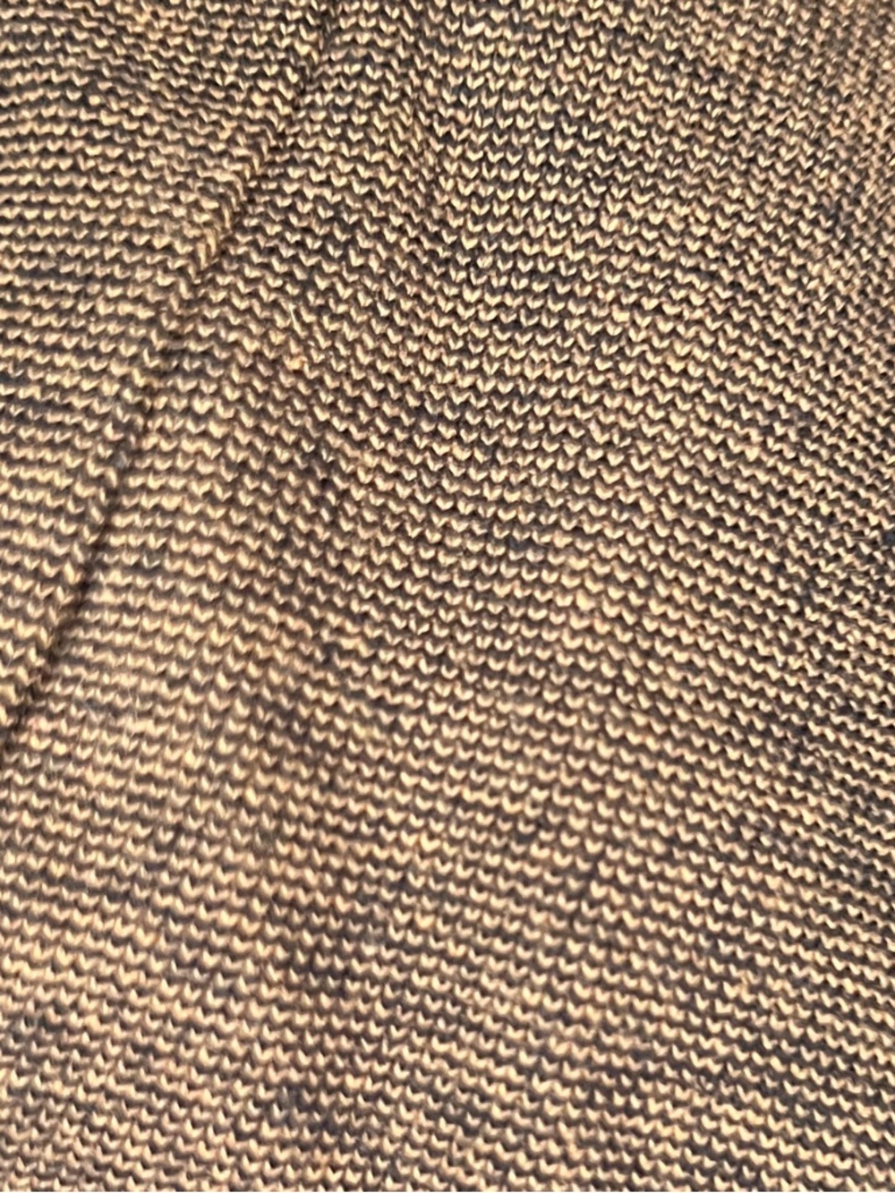 Alembika Essential Cropped Pants Brown Heathered Knit Wide Leg Size 6 |US 16-18 - Picture 8 of 13